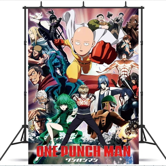 One-Punch Man Post school Wall Decor Birthday Banner Backdrop Background Party Supplies Taspestry