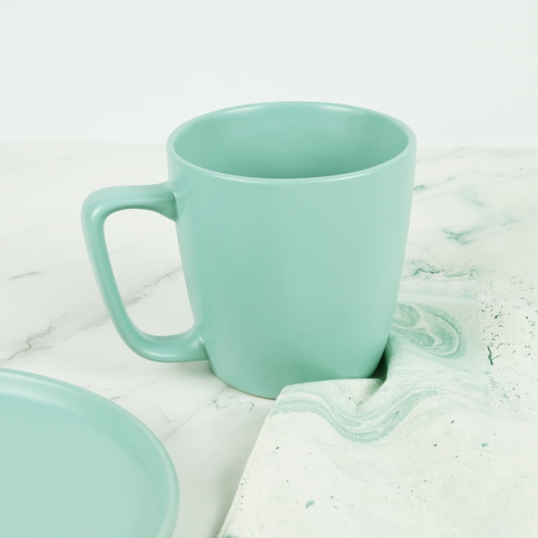 VTG Corning Ware Coffee Mug Microwavable Aqua/Seafoam Green Teal