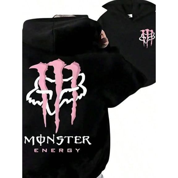 Dirt Bike Motorcycle Cross-Country Race Fox Racing Monster Energy Ink Pink Off-Road Vehicle Hoodie T-Shirt Dirtbike Clothing Men Women Boys Girls SCar Unisex LORA ArcherLoose And Comfortable