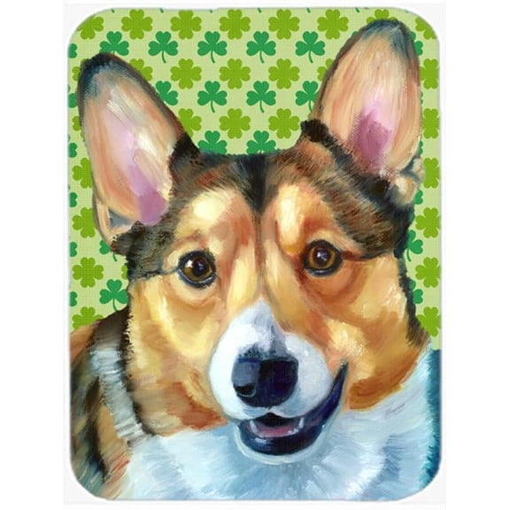 Carolines Treasures  Corgi St. Patricks Day Shamrock Mouse Pad