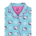 thumbnail image 2 of Hello Kitty Toddler Long Sleeve Button Front Sleep Top and Sleep Pants, 2-Piece, Sizes 12M-5T, 2 of 3