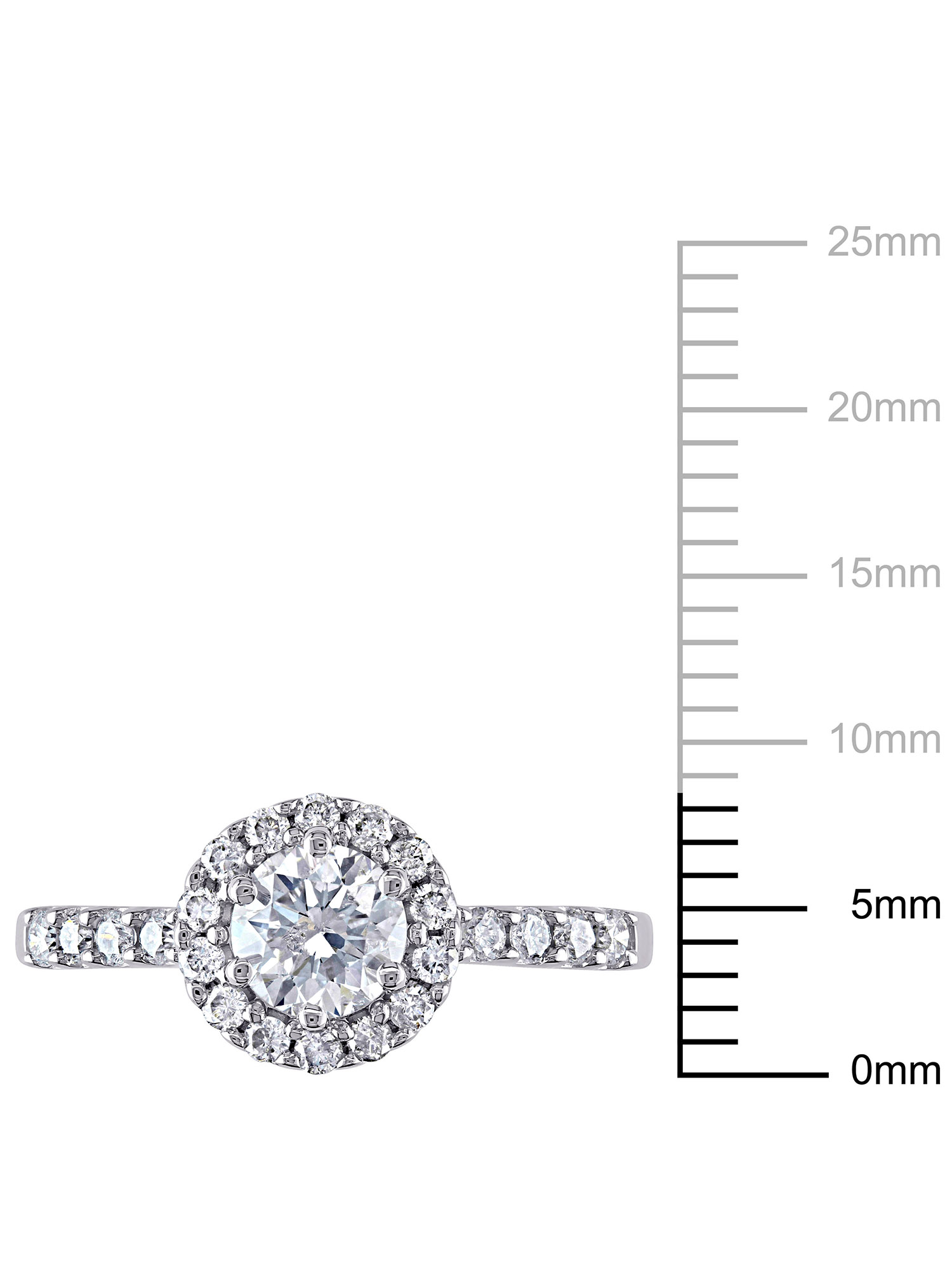 Everly Women's Diamond White Gold Engagement Ring