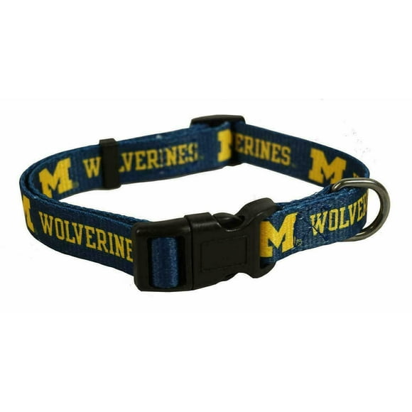 Université du Michigan Wolverines NCAA Chien Collar Sporty Pup Pet Team, Petit