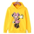 thumbnail image 4 of Sudadera con capucha con estampado de Disney Minnie Harajuku para niños de 3 a 14 años, sudadera de moda urbana de otoño para niñas, sudadera deportiva para exteriores, 4 of 5