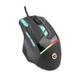 thumbnail image 3 of Mouse Gamer Getttech GPM-RGBWR-G1-BK Iluminación RGB 7200 DPI Ajustable 8 Botones Personalizables Alámbrico 1.5M negro, 3 of 7