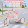 thumbnail image 4 of Triciclo Bobike 5 en 1 para niños pequeños de 18 meses a 5 años, color rosa, 4 of 7
