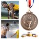 thumbnail image 5 of Trofeo Juego para Premios Oro Plata Bronce Premio Medalla Por Campeonato Competición Deportiva Porristas, 5 of 9