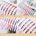 thumbnail image 4 of 12Pcs Evil Eye Bracelets Mexican Bracelets Silver Handmade String Adjustable  Protection Amulet Gift For Women Men Boys Girls, 4 of 6