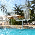 thumbnail image 4 of Fuente de piscina para piscinas elevadas y enterradas, cascada doble ajustable, fuente de agua para piscina, spa, accesorio de piscina., 4 of 5