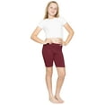 thumbnail image 2 of Stretch Is Comfort Girl's Cotton Biker Shorts | Child Size 2 -16, 2 of 7