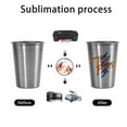 thumbnail image 4 of AGH 15 oz Silver Sublimation Stainless Steel Pint Cup Tumbler Set of 8, 4 of 6
