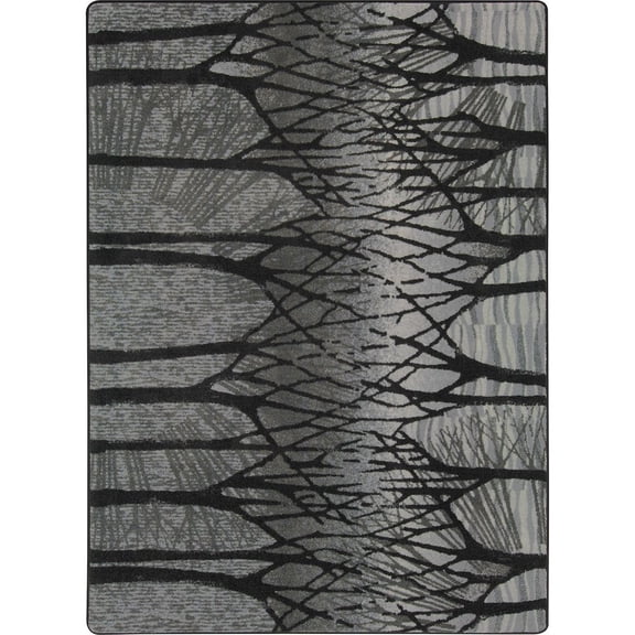 Joy Carpets First Take Woodland Way 7'8" x 10'9" Area Rug in Color Fog