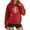 Red, variant on Hooded Sweatshirt Soft Cozy Pullover Long Sleeve Casual Comfort Fit For Everyday Wear And Blank Sweat Shirts for Women over Size Hoodies Women Zip Tunic Sweatshirt Women's Hoodie Knitted Jacke Red XXL