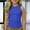 #1-Blue, variant on YaEYa Girls Ribbed Tank Top Fitted Sleeveless Racerback Athletic Workout Top Summer Exercise Yoga Gym Shirts Fits for Kids 4-14 Years