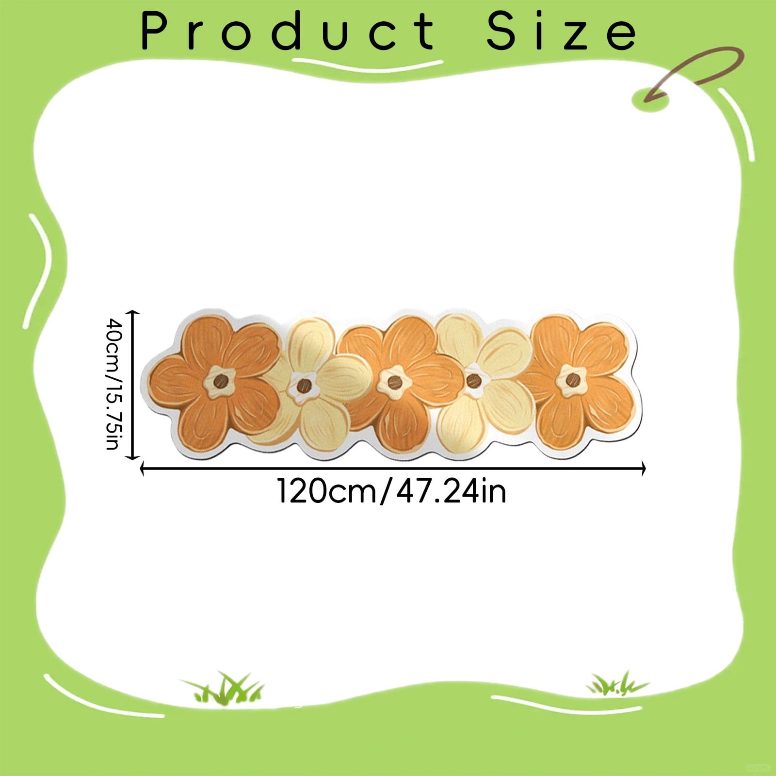 Flower Shaped Bath Rug, Non-Slip Water Absorbent Bathroom Mat, Super Cute Machine Washable Bathroom Rug, Small Round Floral Soft and Fluffy Bath Mat,