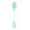 Mint Green, variant on Double Head Silicone Facial Cleansing Tool for Deep Pore Exfoliation and Gentle Massage 2 in 1 Design