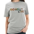 thumbnail image 3 of Goodlife Graphic Design Ring Spun Combed Cotton Short Sleeve Deluxe Jersey T-Shirt - Heather Grey XL, 3 of 4