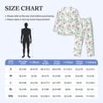 thumbnail image 4 of Naloa Lilies Flowers Men’s Pajamas Set - Long Sleeve Button Down Sleep Shirt and Pajama Bottoms Sleepwear Set-X-Large, 4 of 7