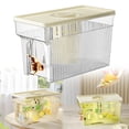 thumbnail image 1 of WHEANG Cold Kettle With Faucet In Refrigerator 3L Drink Container Plastic Beverage Dispenser Juice Water Pitcher Water Teapot Lemonade Bucket For Home, 1 of 9