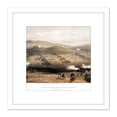 thumbnail image 1 of Simpson Crimean War Charge Light Brigade Balaklava 8X8 Inch Square Wooden Framed Wall Art Print Picture with Mount, 1 of 4