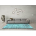 thumbnail image 3 of Ahgly Company Indoor Rectangle Persian Light Blue Traditional Area Rugs, 6' x 9', 3 of 4