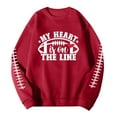 thumbnail image 4 of LIUJUNSHOP Oversized Men's Crewneck Sweatshirt Men's Football Pullover Sweatshirt Holiday Logo Print Hop Oversized, 4 of 4