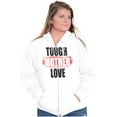 thumbnail image 3 of Tough Mother Motherhood Love Humor Zip Hoodie Sweatshirt Women Brisco Brands L, 3 of 6