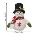 2024 Christmas Snowman Doll Ornaments Luminous Doll Christmas
