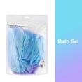 thumbnail image 3 of MINISO Bath Shower Loofa Sponge Pouf Mesh Brush Shower Ball Exfoliating Bath Sponge, Purple, 3 of 7