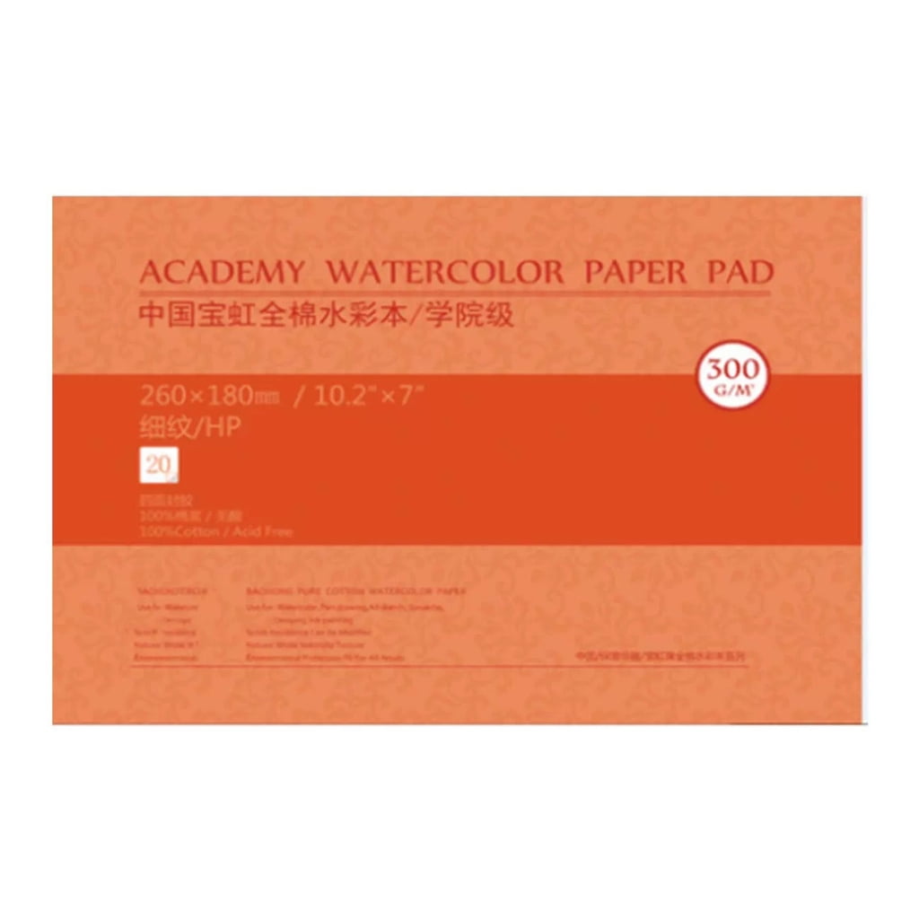 Cotton Watercolor Paper Pad 20 Sheets Art Sketchbook For Artists And Students