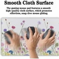 thumbnail image 4 of Desk Mouse Pad Flower Keyboard Mat, Mouse Pads Office Desk Pad, The Mousepad Non-Slip Rubber Base Waterproof with Stitched Edges, 35.4" X 15.7" for Work/Game/Office/Home Floral Nature Plant, 4 of 7