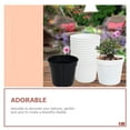24Pcs Plastic Planter Round Plant Nursery Pots Useful Succulent Plants