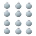 thumbnail image 1 of 12 Bolas Navideñas de Terciopelo Flocadas, Adornos Navideños de Plástico, Adornos Colgantes Decorativos para Árbol de Navidad, 3,14 Pulgadas, 1 of 7