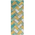 thumbnail image 2 of POGLIP Vintage Wood Bamboos Wicker Texture Background Extra Extended Large Gaming Mouse Pad Mat Desk Pad Keyboard Mat 31.5x12 inch, 2 of 3