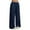 Blue, variant on DuoJiaJ Women's Graphic Baggy Pants Drawstring High Waisted Baggy Sweatpants With Pocket Streetwear Women’s Linen Casual Pants for Summer