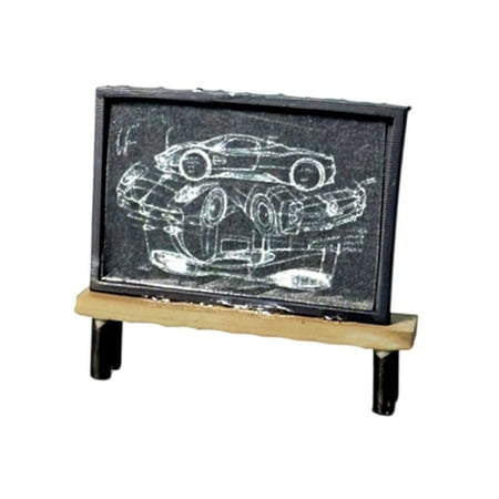 Car Repair Shop Model Repair Tool Micro Workshop Equipment 1:64 Scale Plastic for Model Building Enthusiasts