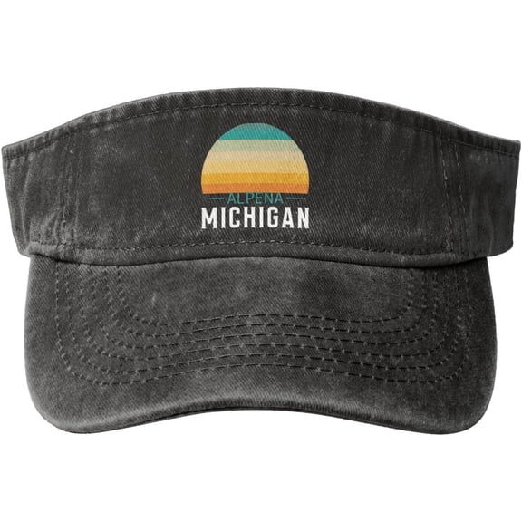 Ponytail Hats for Women Hiking Caps Alpena Michigan Ponytail Hat