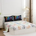 thumbnail image 4 of NTBED Game Console Comforter Set for Boys Girls Kids Space Universe Gaming Geometric Lightweight Microfiber Gamer Bedding Sets (Multi, Twin 5Pcs), 4 of 6