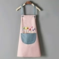thumbnail image 2 of ZACPNCV Kids Apron Adjustable Children Chef Art Smock with Pocket for Girl Boy Activity Pink 3-5 Years, 2 of 4