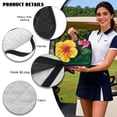 thumbnail image 6 of SEANATIVE Golf Cart Seat Covers for 2-Person Seats, Suitable for EZGO, Yamaha, Club Car and More, Scratch-resistant All Weather Golf Cart Accessory, Hawaiian Hibiscus Flower Tropical Leaf, 6 of 7