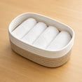 thumbnail image 7 of Feledorashia Foldable Storage Basket, Storage Bin, Foldable Storage Basket with Handle for Wardrobe Shelf Nursery Bedroom Living Room, Lightweight Durable Cloth Material, 7 of 7