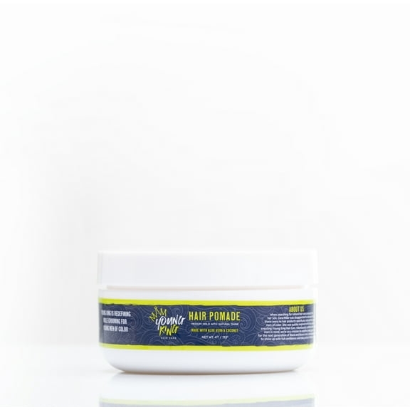 Young King Hair Pomade 4 oz with Natural Ingredients Including Aloe Vera & Coconut, All Hair Type
