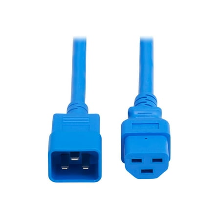 Eaton P035-004-ABL Power Cord - C20 C21 Heavy-Duty 20A, 250V, 12 AWG, 4 ft., Blue