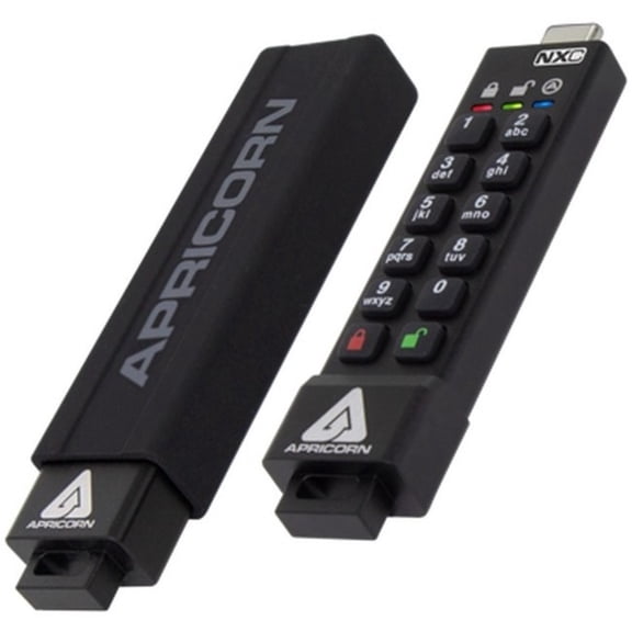Apricorn Aegis Secure Key 3NXC 8GB USB 3.2 (Gen 1) Type C Flash Drive