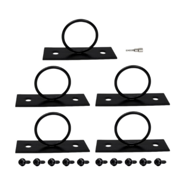 5 Piezas Soportes de Cuerda Decorativos para Colgar en la Pared Kusrkot Acero Inoxidable 304