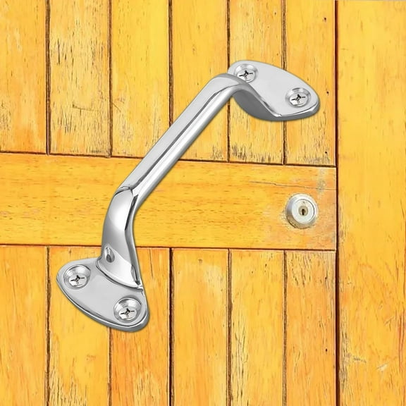 WYJ Bath Grab Bar, 6in Shower Grab Bar Stainless Steel Bathroom Handles Stairway Handrail Balance Bar Boat Yacht Handle Pull Shower Handle Safety Bar for Grab Bars Senior, Elderly, Handicap-0614