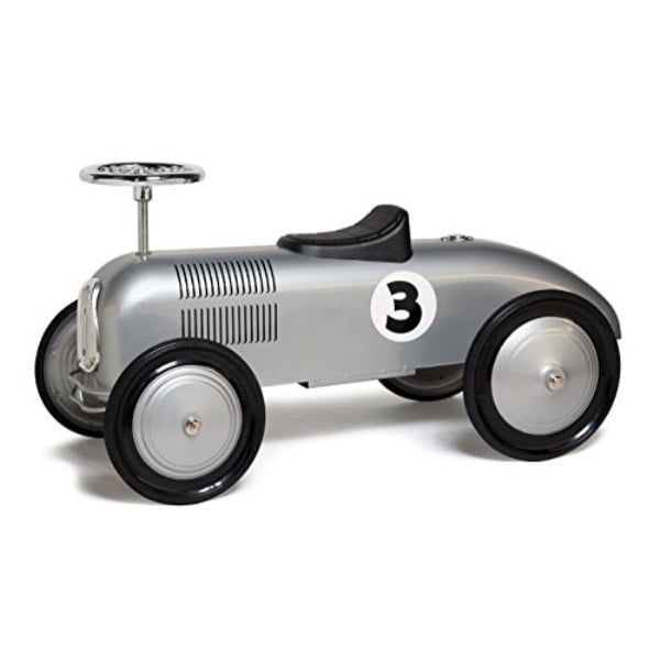 schylling silver racecar metal speedster