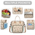 thumbnail image 2 of Pioneer Flower Floral Print Pattern Womens Lunch Box for Work,Insulated Large Lunch Bag for Tween and Teen,Loncheras Para Mujer,Leakproof Adult Lunch Bag for Work,Beach,Travel,Picnic,Camping, 2 of 6