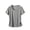 Gray, variant on Slim Fit T-Shirts for Women Scoop Neck Short Sleeve Basic Tee Soft Stretchy Clothes for Summer Everyday Date Nights