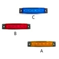thumbnail image 2 of Barra de luz lateral para camión, 10 piezas, IP65, lámpara impermeable, marcador de iluminación, autobús, coche, vehículo, actualización Vehículos, repuestos y accesorios Mis Luz amarilla 12V Speravity  VI017742-01, 2 of 6